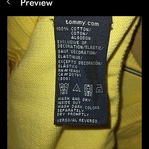 Tommy Hilfiger vneck cable sweater - Picture 4 of 5